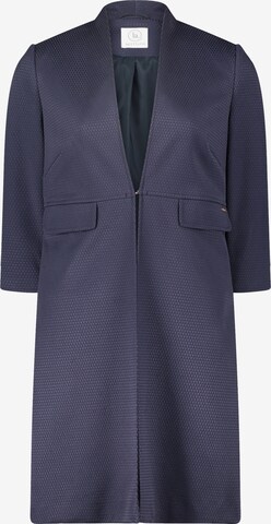 Betty & Co Longblazer mit Jacquard in Blau: predná strana