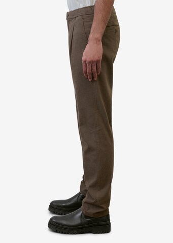 Marc O'Polo Tapered Chinohose 'OSBY ' in Braun