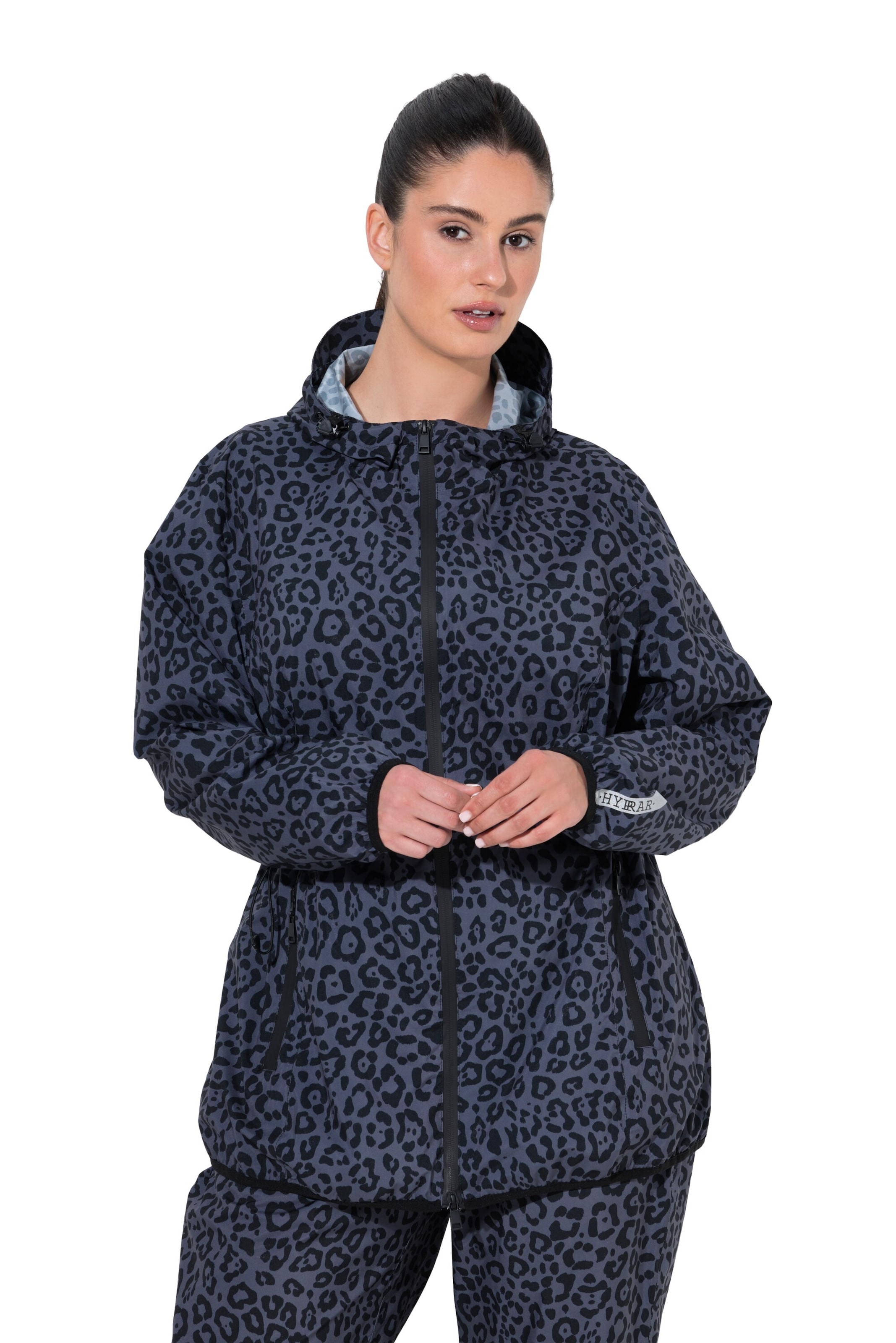 Ulla Popken Funktionsjacke in Grau: Vorderseite