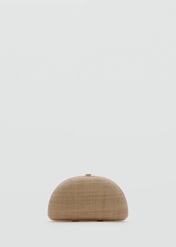 MANGO Clutch 'Monir' in Beige
