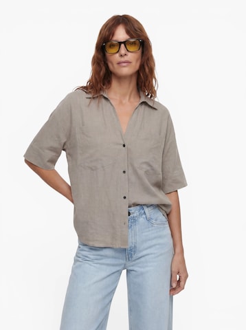 ONLY Blouse 'ONLTizana' in Grey: front
