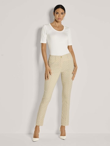 Skinny Pantalon MADELEINE en blanc