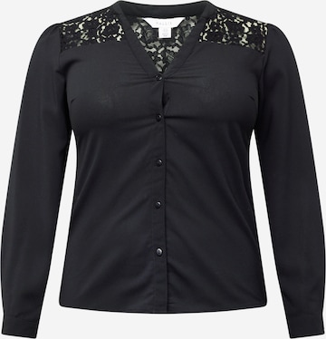 Wallis - Blusa en negro: frente