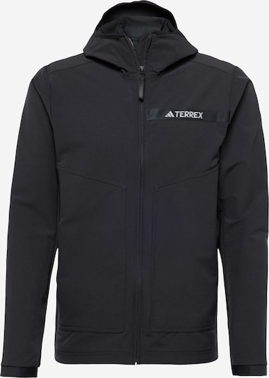 ADIDAS TERREX Outdoor jakna 'Multi Soft Shell' u crna / bijela, Pregled proizvoda