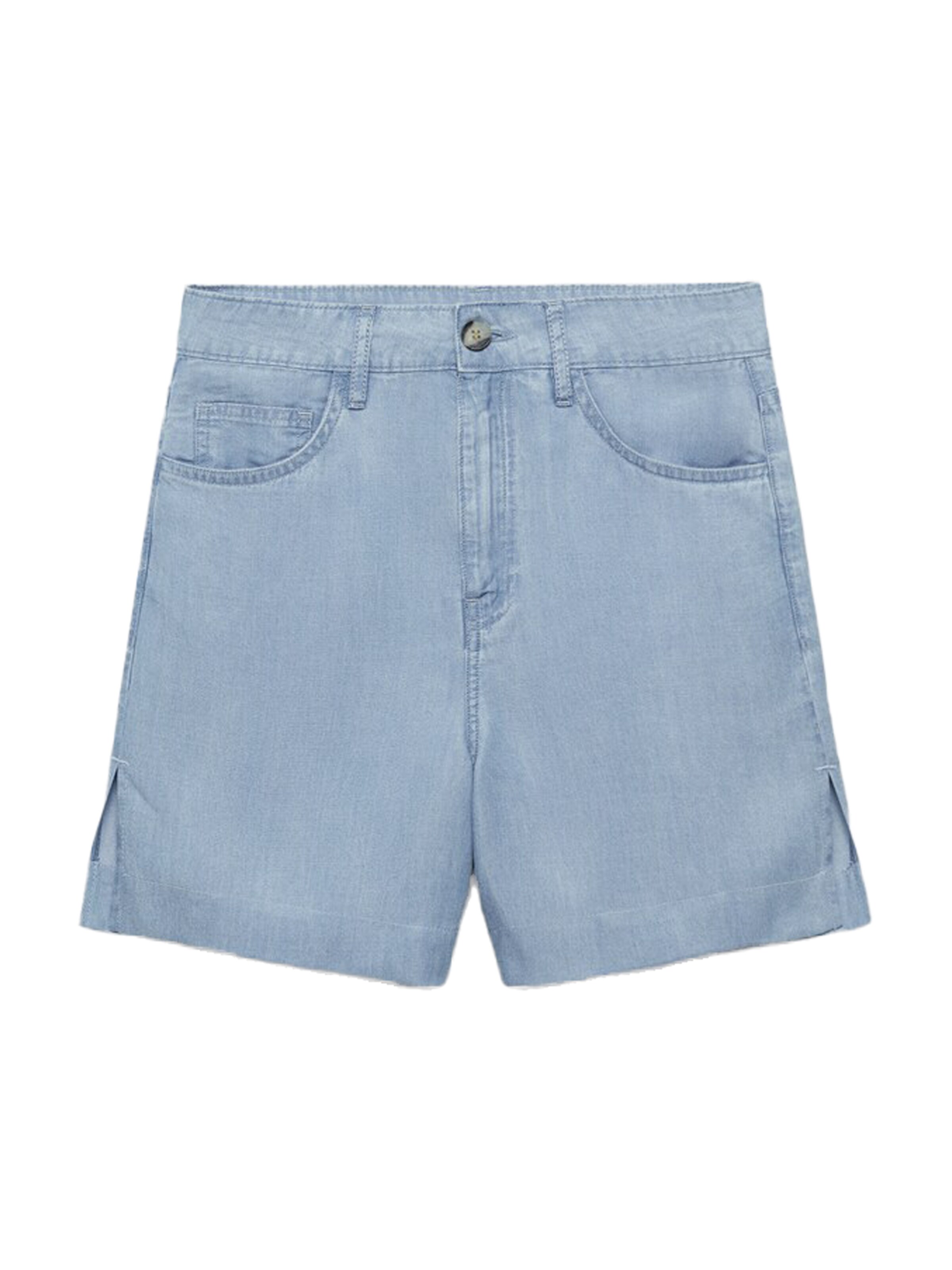 MANGO Voľný strih Nohavice 'MADDY' - Modrá: predná strana