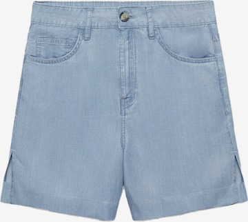 MANGO Loosefit Housut 'MADDY' värissä sininen: etupuoli