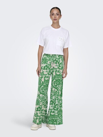 Wide leg Pantaloni 'JDYBree' di JDY in verde