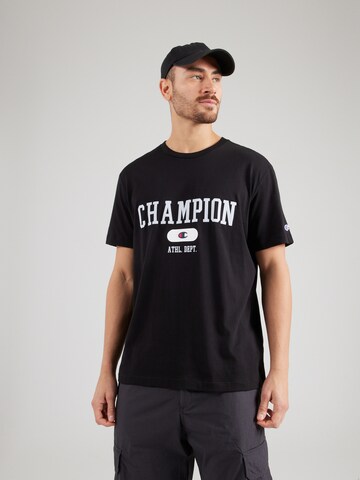 Champion Authentic Athletic Apparel Shirt in Black: front