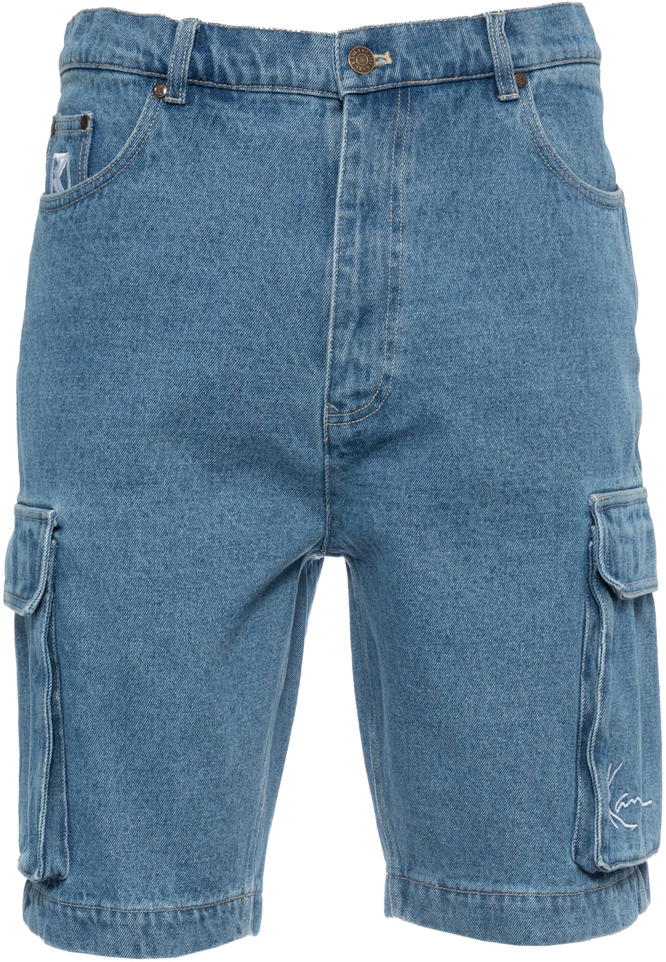 Karl Kani - regular Vaquero en azul: frente