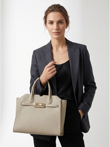 Borsa a mano 'Borsa a Mano Bruno Magli Sofia Handle Ecopelle 32x28 cm' di Bruno Magli in grigio