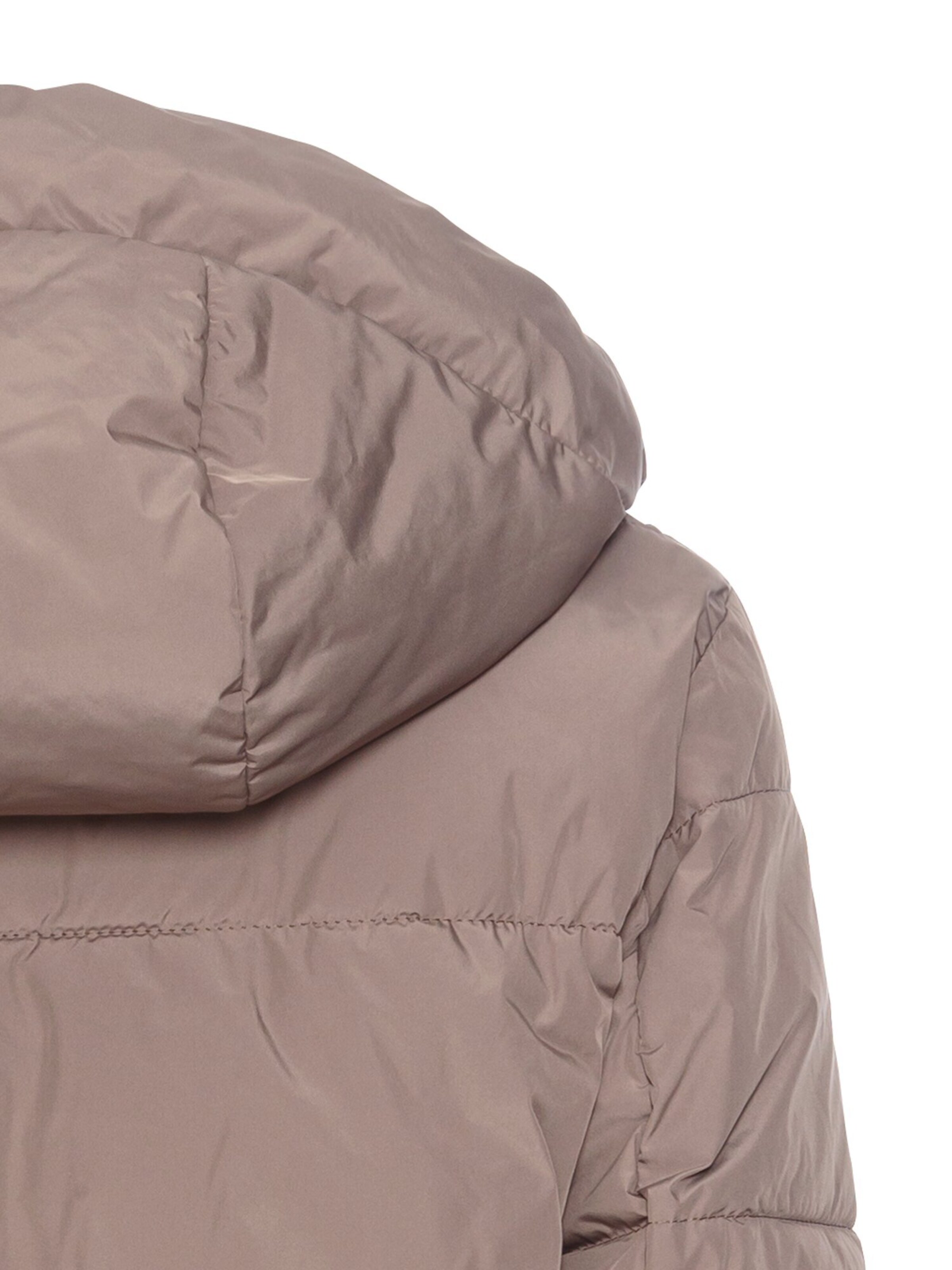 CAMEL ACTIVE Langer Puffermantel mit gefütterter Kapuze in Braun