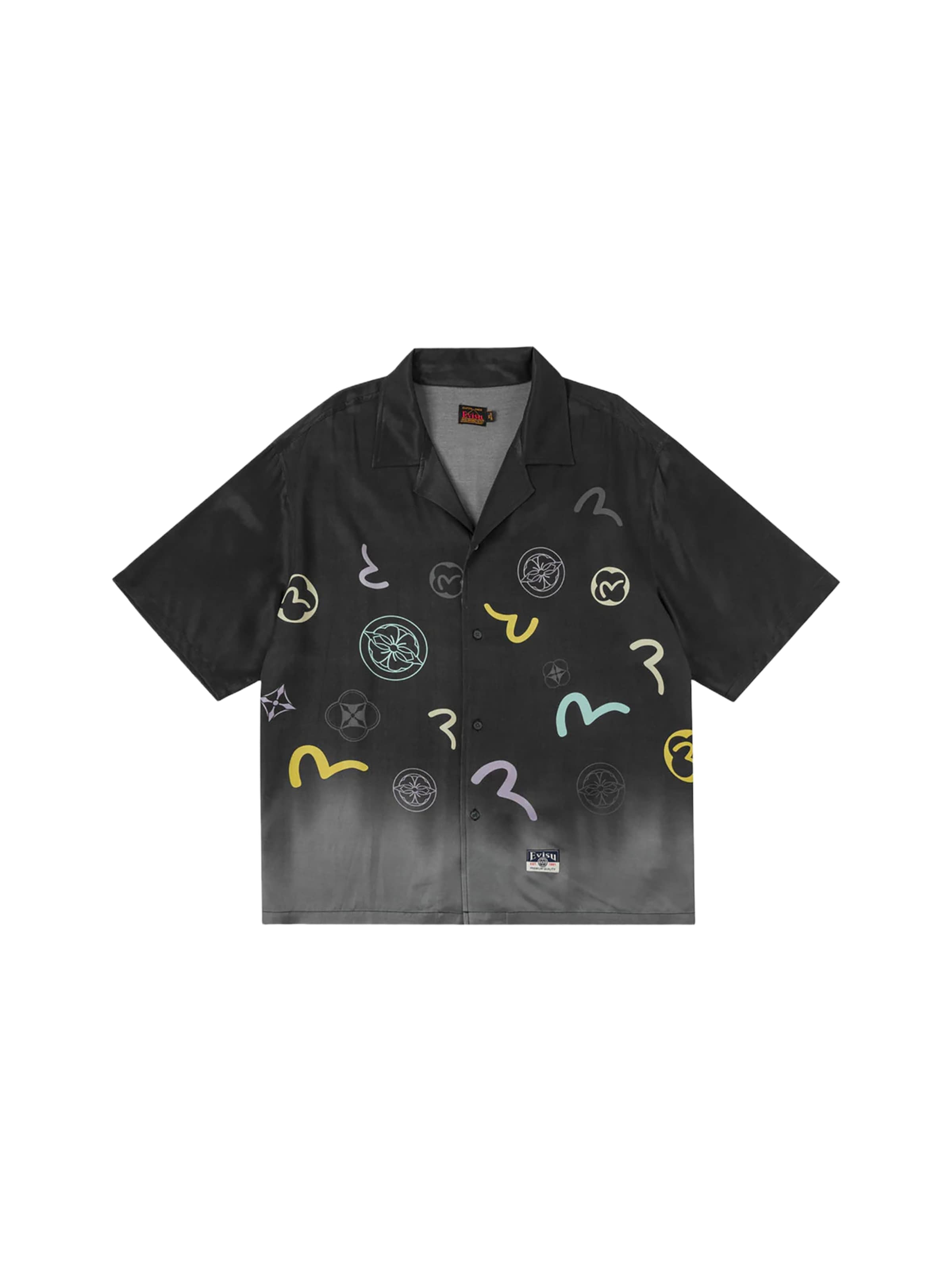 Evisu Comfort fit Overhemd in Grijs: voorkant