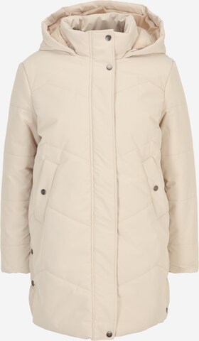 Vero Moda Petite Wintermantel 'WILLA' in Beige: voorkant