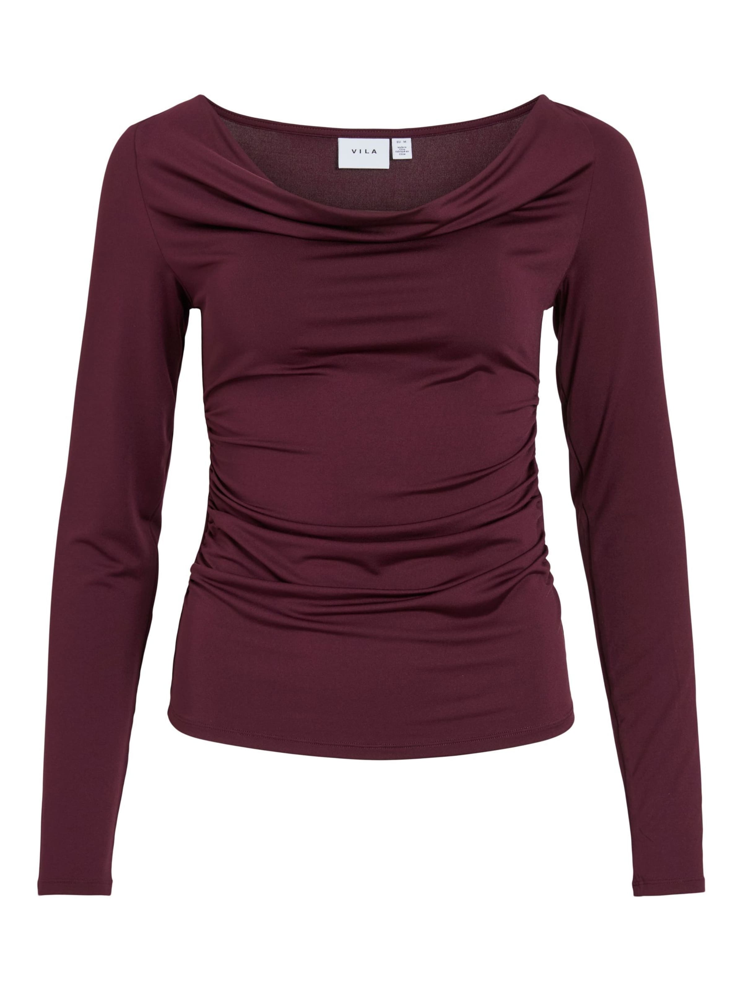 Maglietta 'VIKana' VILA di colore rosso scuro, Visualizzazione prodotti
