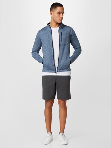 SKECHERS Athletic Zip-Up Hoodie in Blue