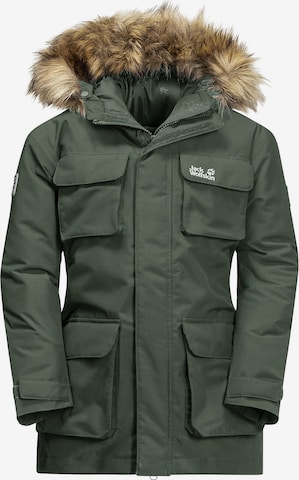 JACK WOLFSKIN Outdoor jacket 'Explorer' in Green: front