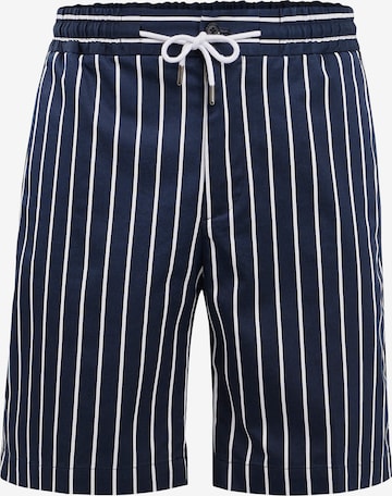 J.Lindeberg Regular Broek 'Earl' in Blauw: voorkant