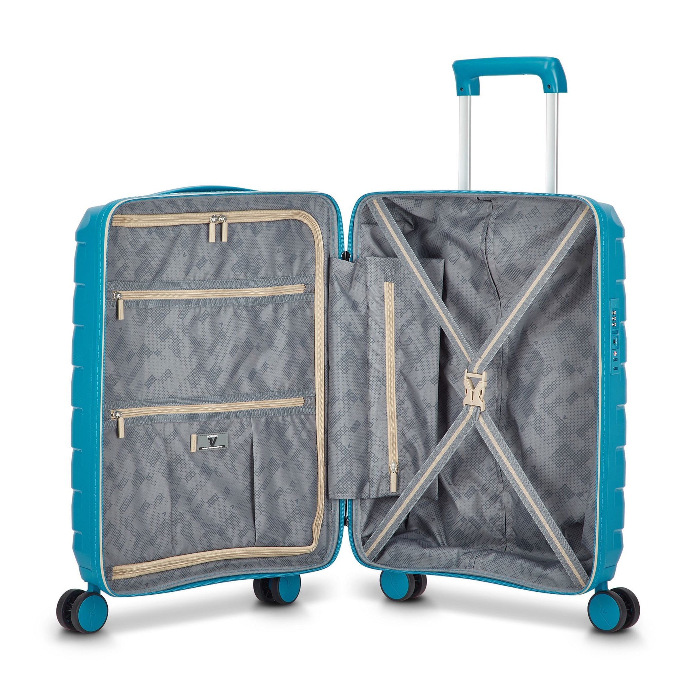 Roncato Trolley 'Skyline 2.0 Neon' in Blau
