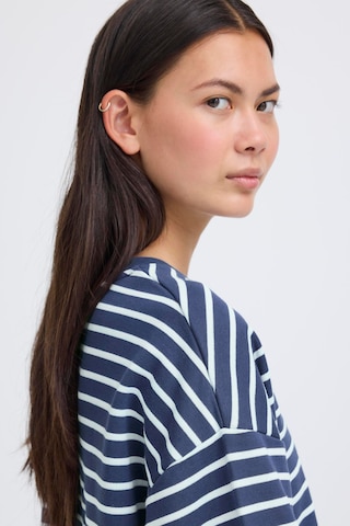 ICHI Sweatshirt 'BASMA ' in Blauw