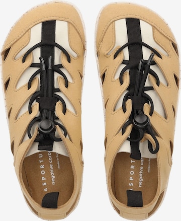 Chaussure à lacets Asportuguesas en beige
