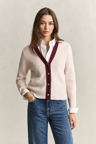 Cardigan GANT en rose : devant