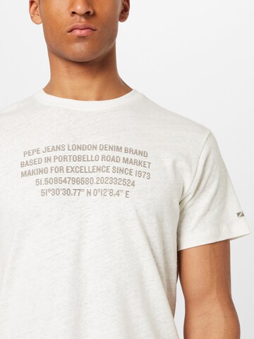 Pepe Jeans T-Shirt 'RICCI' in Weiß