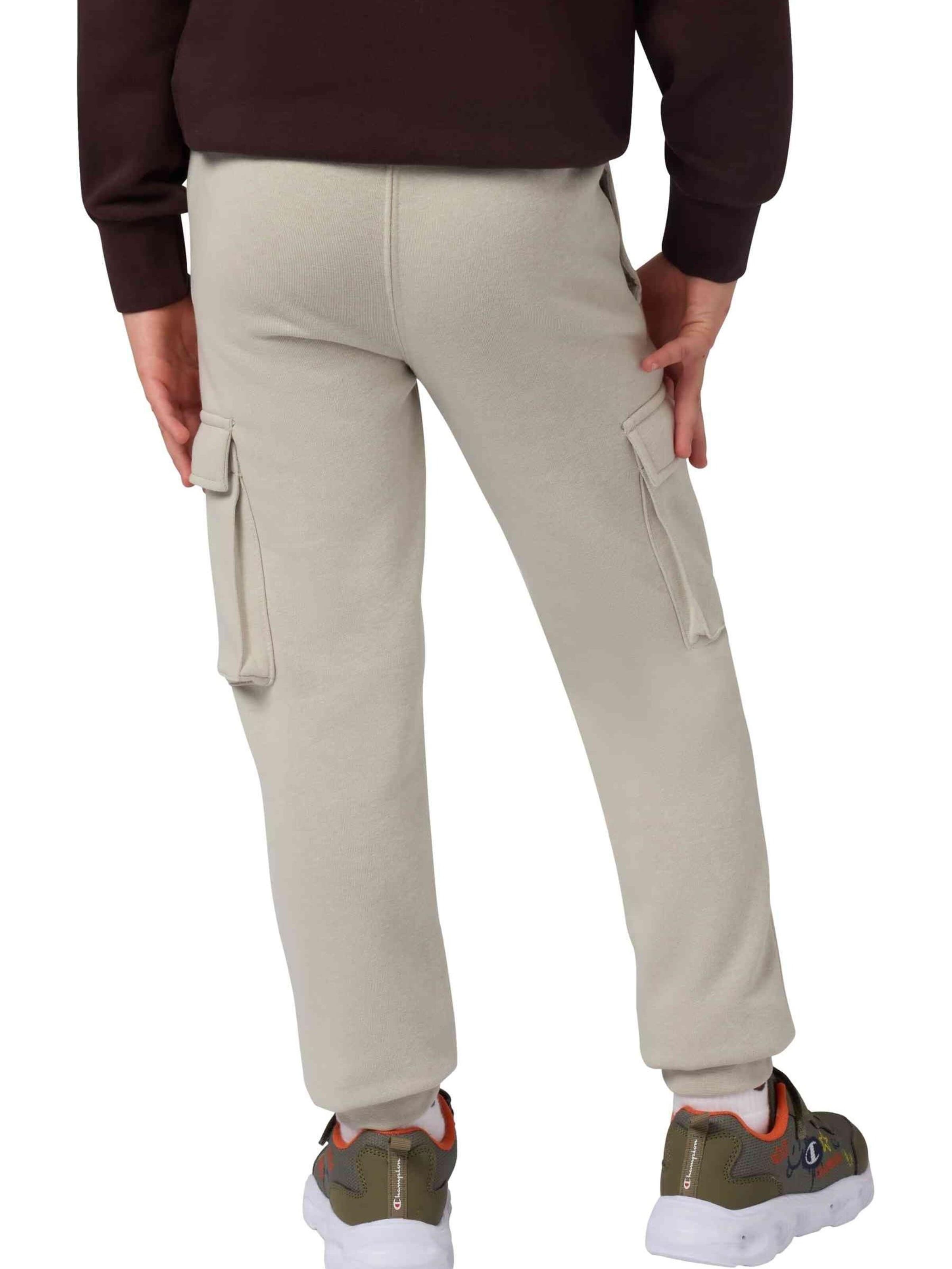 regular Pantaloni sportivi 'Pantalon junior champion beige side pockets icons logo jogger' di Champion in grigio