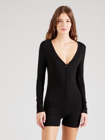 Hunkemöller - Pijama 'Onesie' em preto: frente