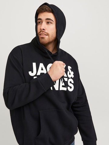 Jack & Jones Plus Sweatshirt 'Ecorp' in Black