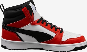 Baskets hautes 'Rebound V6' PUMA en rouge