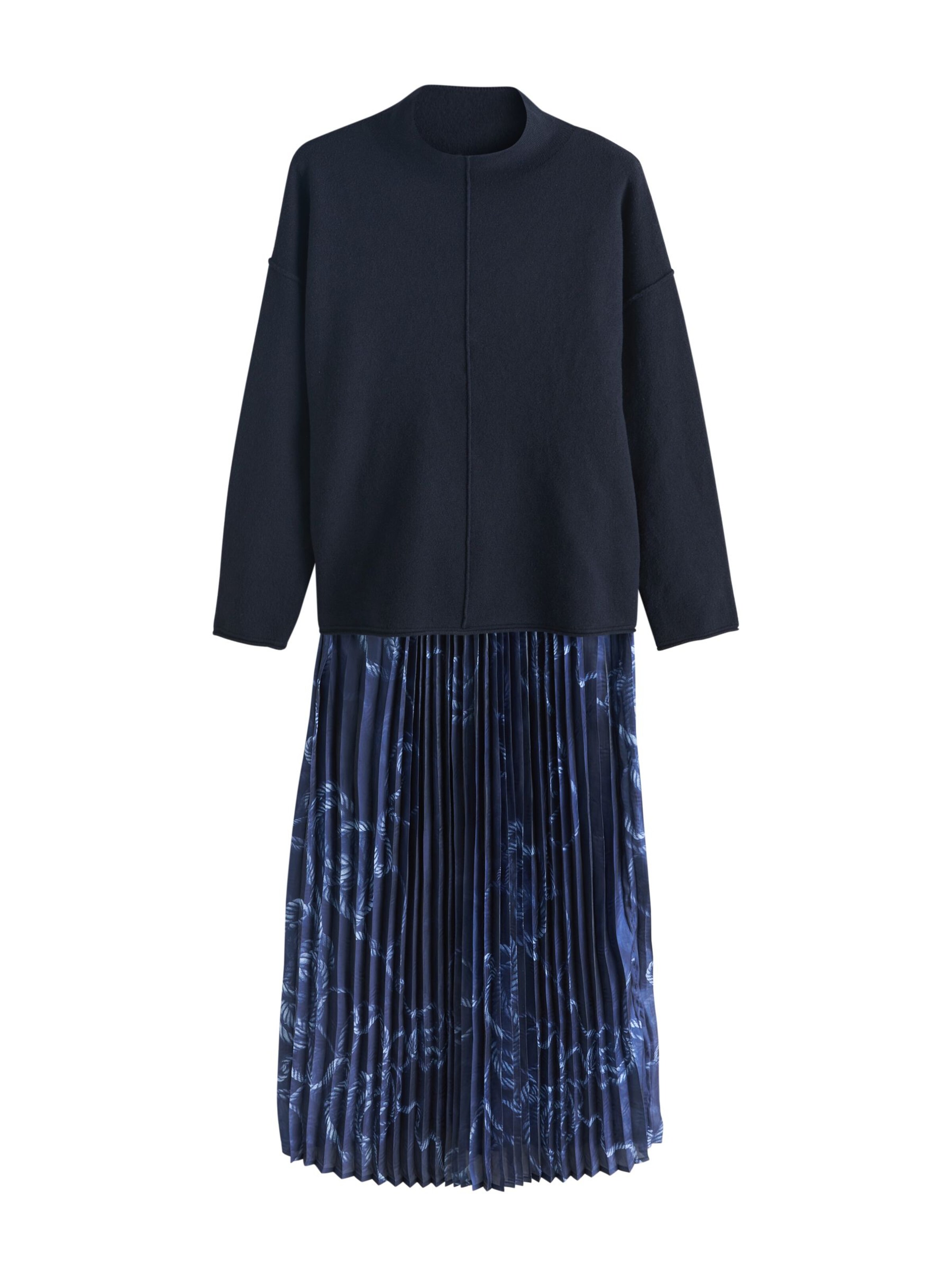 Next - Vestido en azul: frente