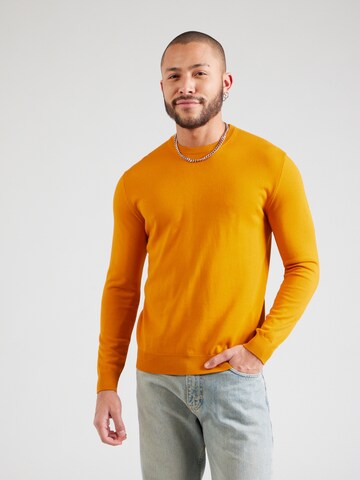 UNITED COLORS OF BENETTON - Ajuste regular Jersey en naranja: frente