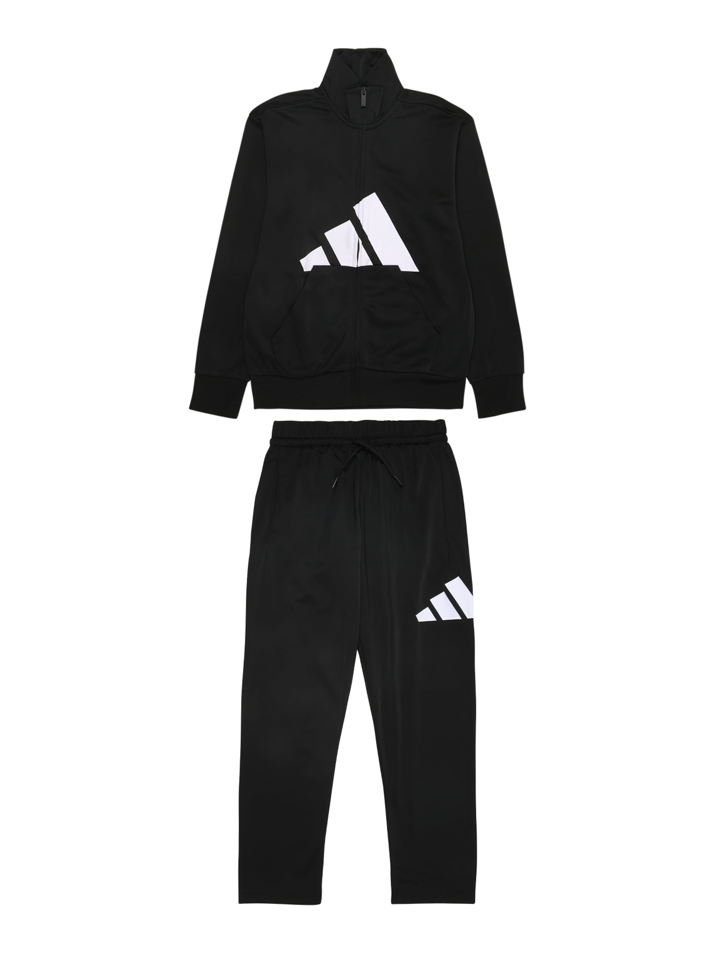 ADIDAS SPORTSWEAR Treeningdress 'Essentials', värv must: eest vaates