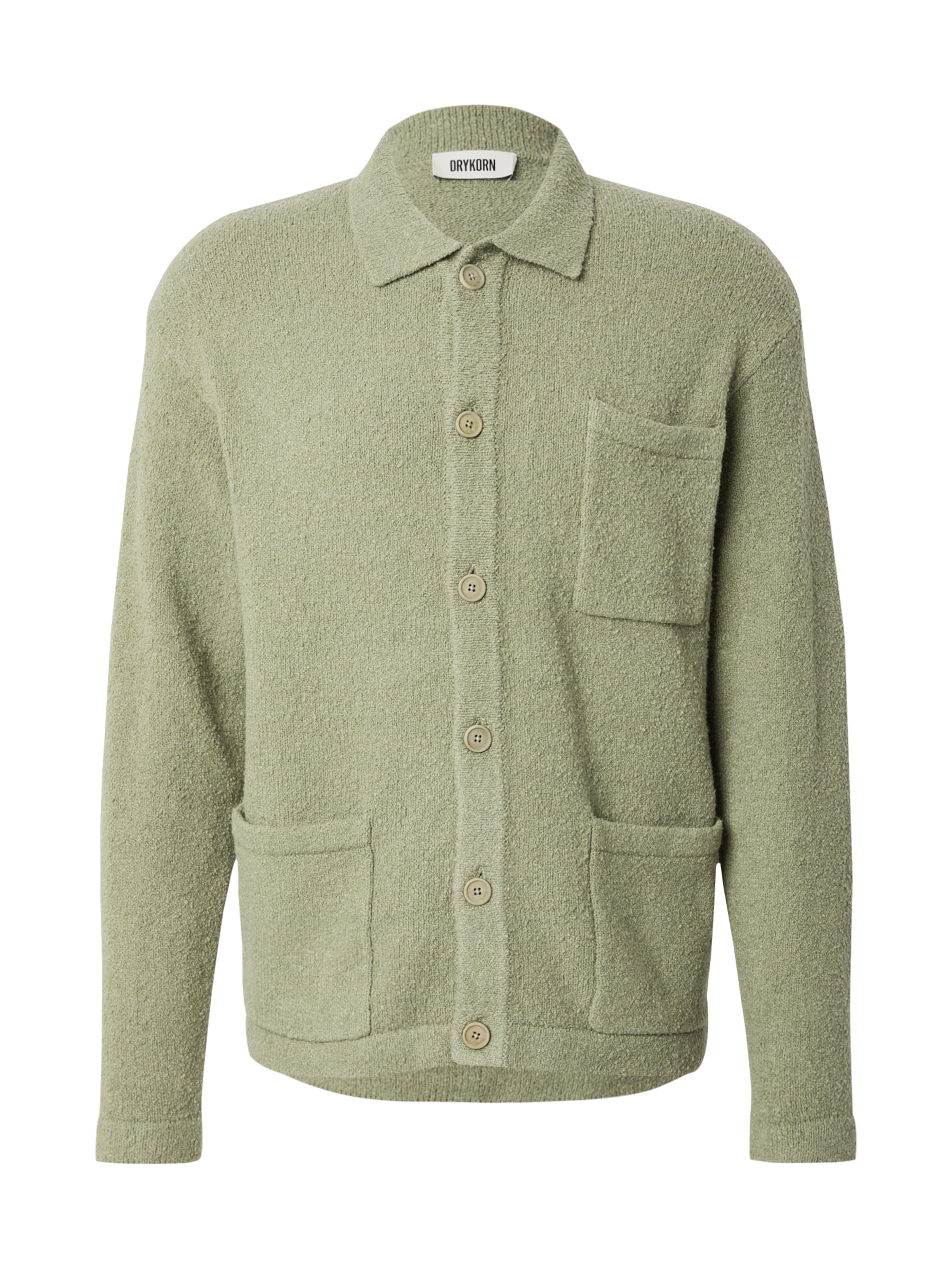 DRYKORN - Cárdigan 'TARIO' en verde: frente