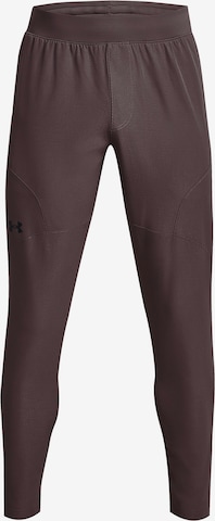 UNDER ARMOUR Regular Sportbroek 'Unstoppable' in Bruin: voorkant