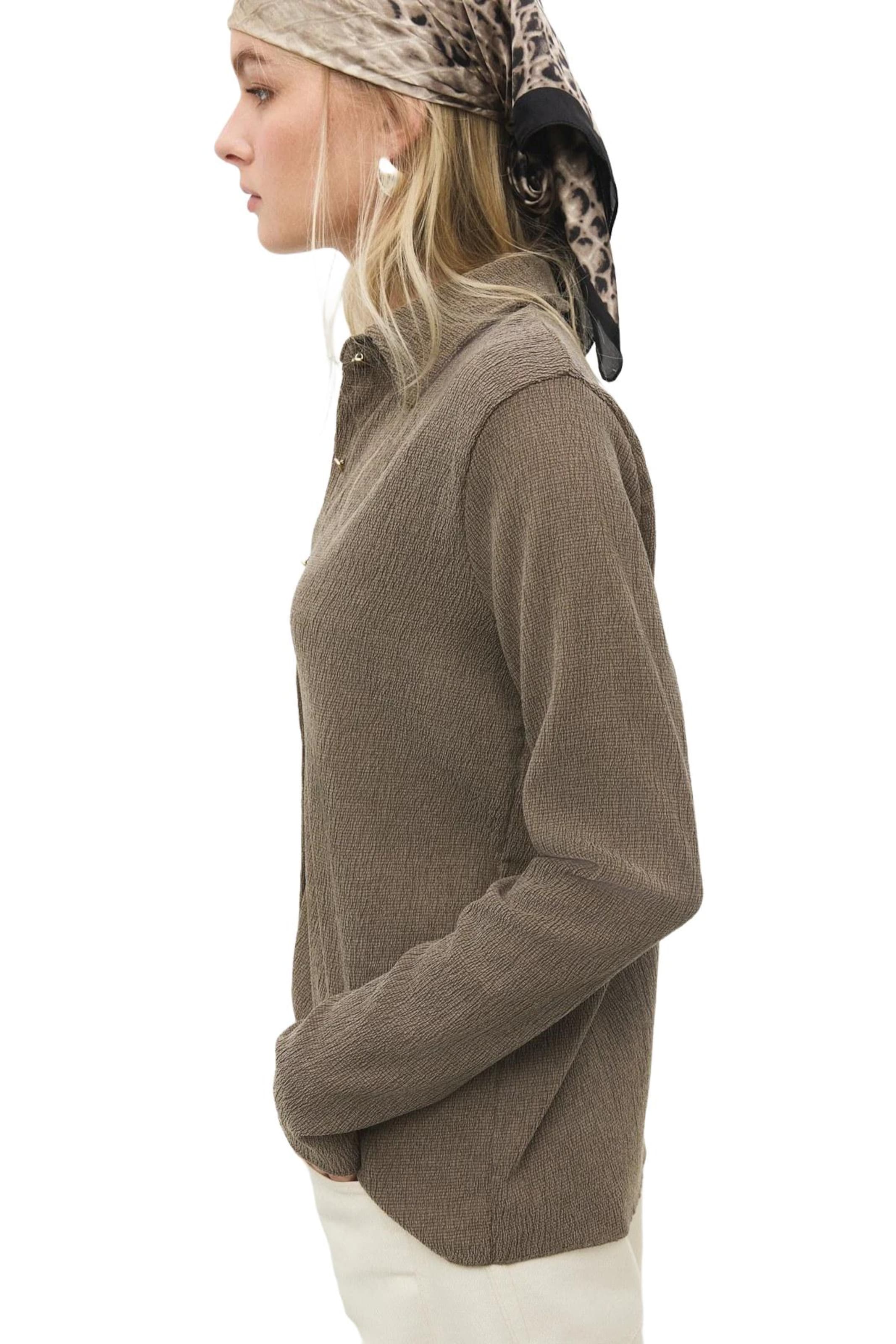 Chemisier No Matter What en marron