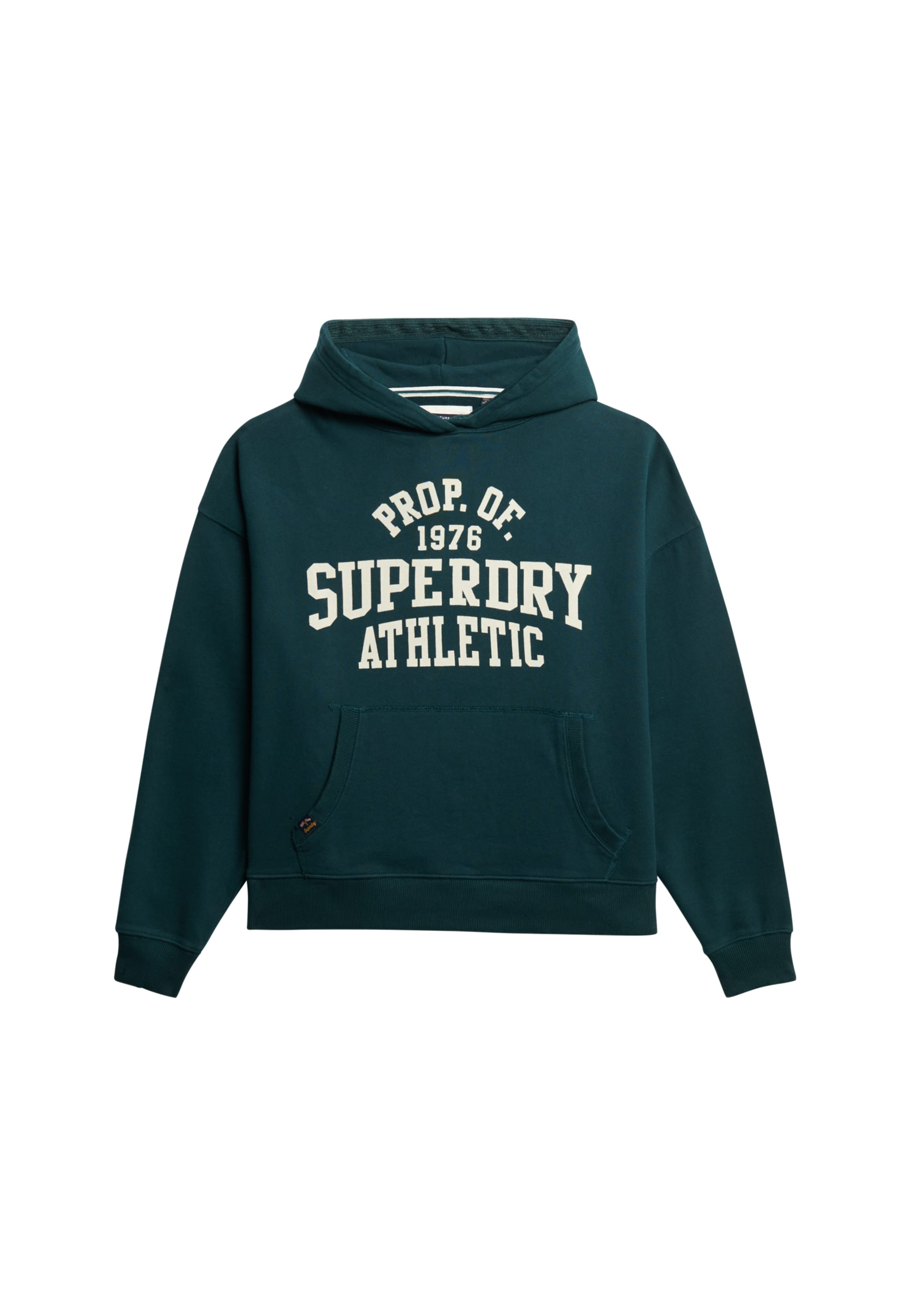 Superdry Sweatshirt 'Athletic Essentials' in Groen: voorkant