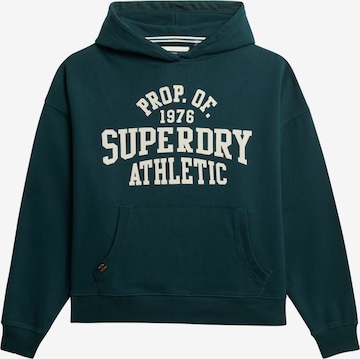Superdry Sweatshirt 'Athletic Essentials' in Green: front
