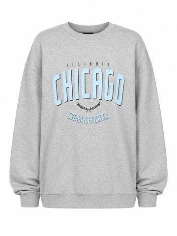 Worldclassca Oversizepullover 'Chicago'‌‌ in Grau: Vorderseite