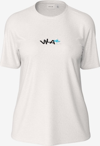 VILA T-Shirt 'SMURFY' in Weiß: predná strana
