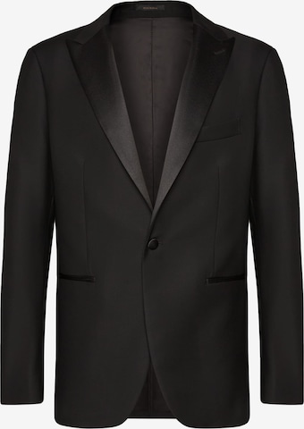 Coupe regular Veste de costume Boggi Milano en noir : devant