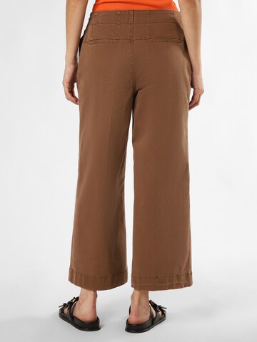 BOSS Regular Trousers 'Tahiana' in Brown