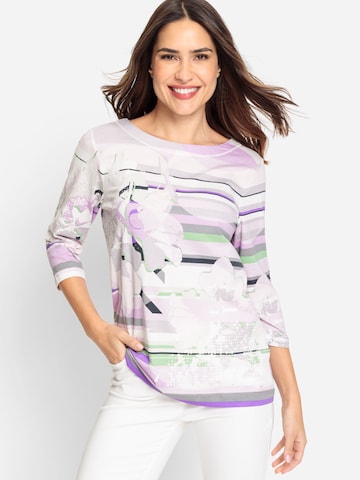 T-shirt Olsen en violet : devant