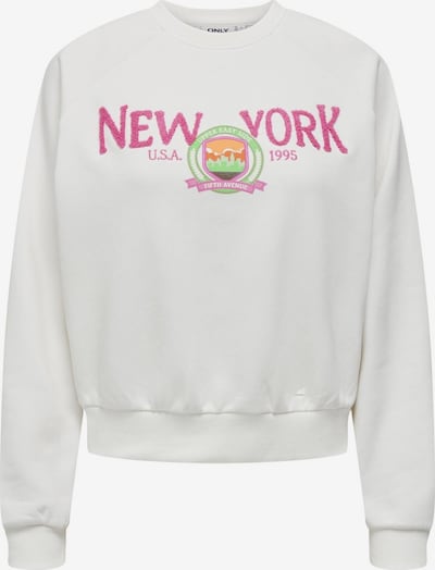 ONLY Sweater majica 'GOLDIE' u svijetlozelena / narančasta / ružičasta / bijela, Pregled proizvoda