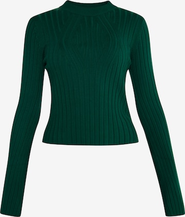 faina Пуловер 'Dedica' в зелено: отпред