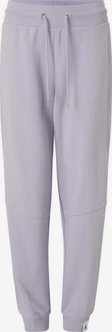 Calvin Klein Jeans Tapered Broek in Lila: voorkant