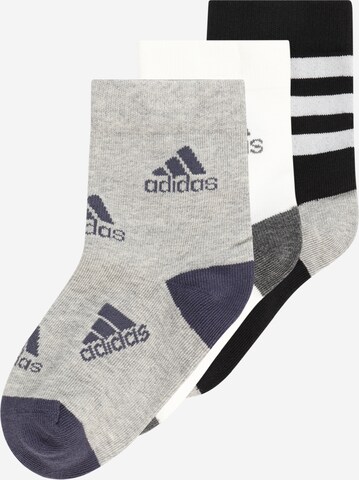 ADIDAS PERFORMANCE - Meias de desporto 'Graphic ' em cinzento: frente