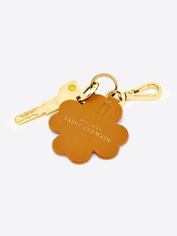 Portachiavi 'Paris Clover' di Ateliers Saint Germain in marrone