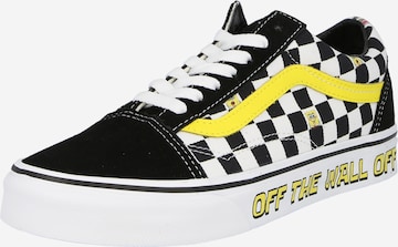 VANS حذاء رياضي بلا رقبة 'Old Skool' بلون أسود: الأمام