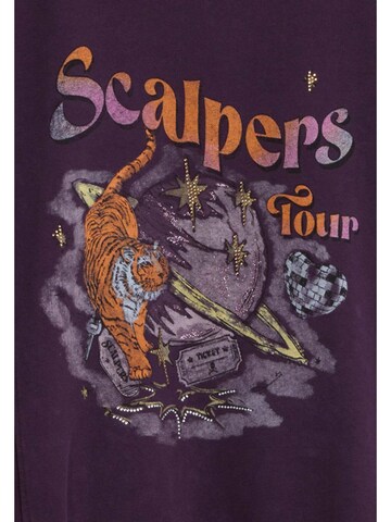 Sweat-shirt Scalpers en violet
